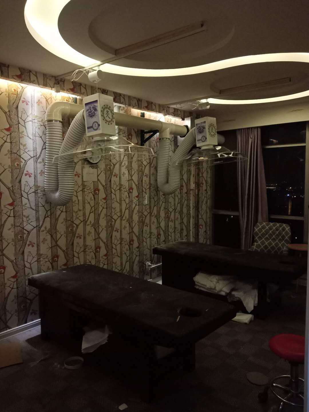 浙江醫療健康集團（華仔）艾灸排煙設備按照完工