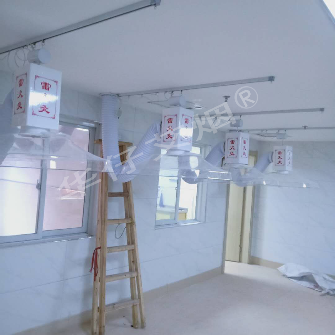 江西醫院（華仔）專業艾灸排煙設備安裝完工